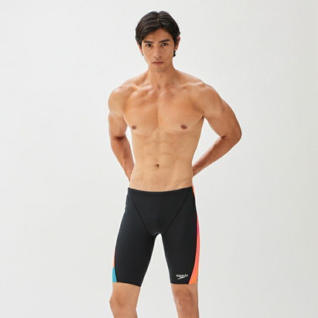 speedo スピード RAINBOW T-JAM マルチ Oサイズ ST62304 MT | スポーツ 運動 スポーツ用品 水着 スイムウェア ニースキン オールインワン メンズ 男性 トレーニング アクティブスイマー 練習用 耐塩素