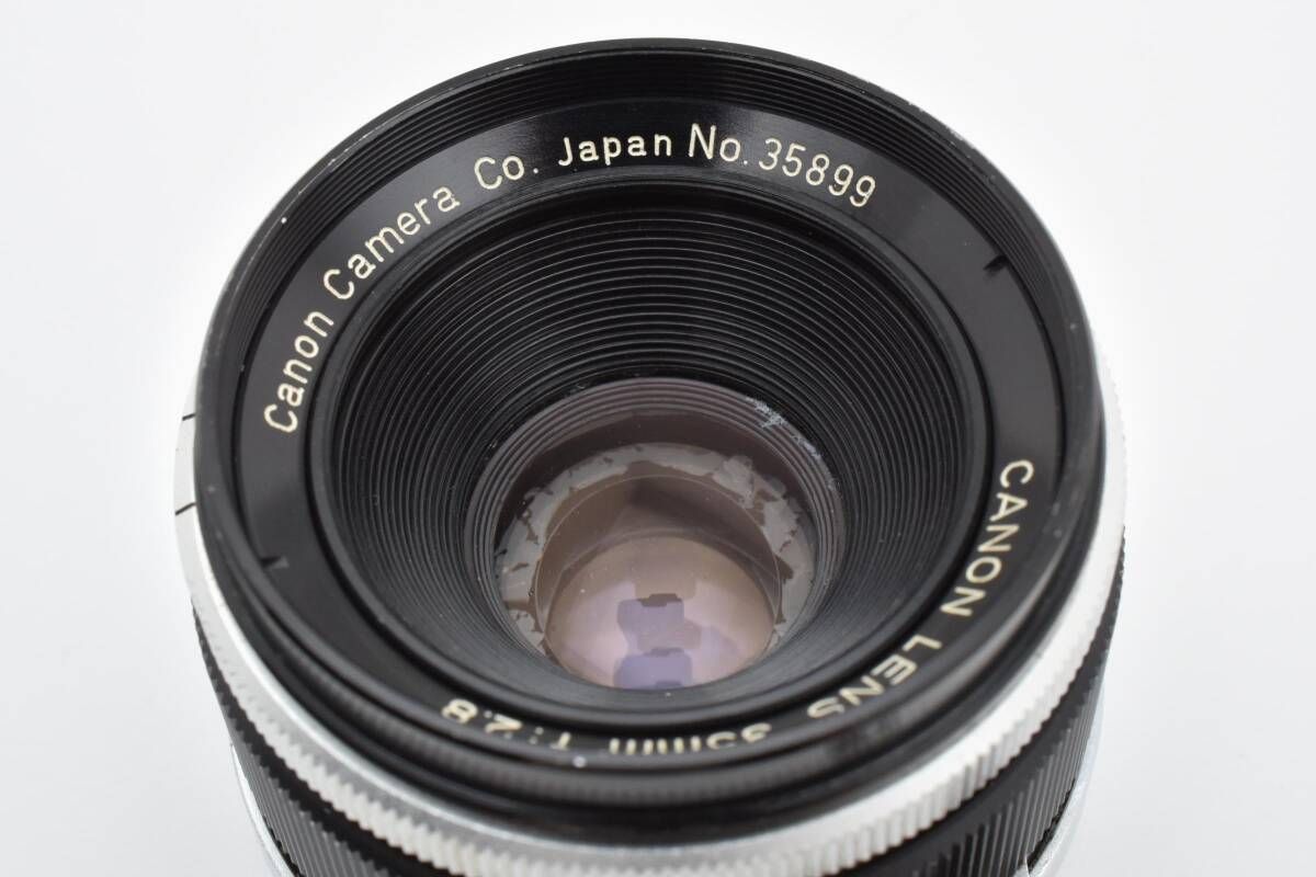 ☆外観美品☆キヤノン CANON LENS 35mm F2.8 ライカ ♯1135