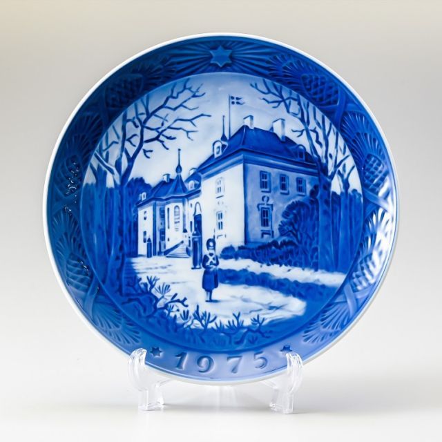 新品 ロイヤルコペンハーゲン イヤープレート 皿立て付き クリスマス