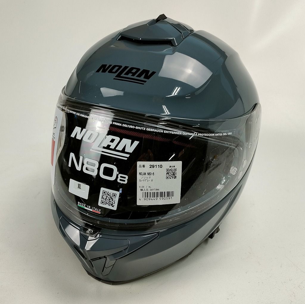 NOLAN フルフェイスヘルメット N80-8 ソリッド スレートグレー XLサイズ 29110 デイトナ 訳アリ FFCRYSTALESIA_COM