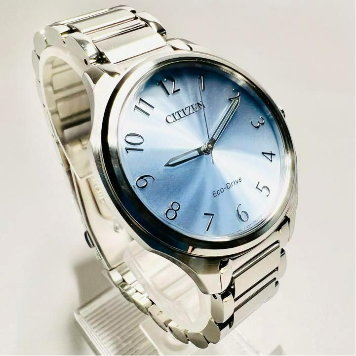 【新品】シチズン 定価3.6万円 エコドライブ スカイブルー レディース腕時計