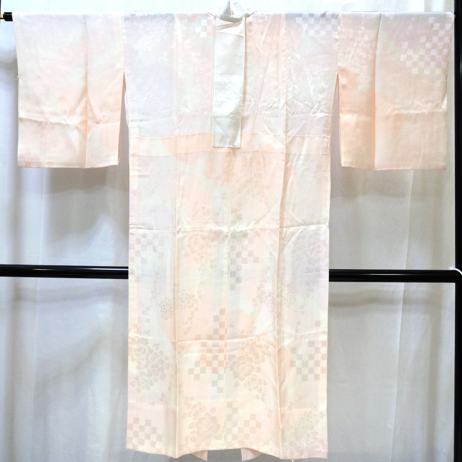 着物 襦袢 花 正絹 No.200701-0098 梱包サイズ80