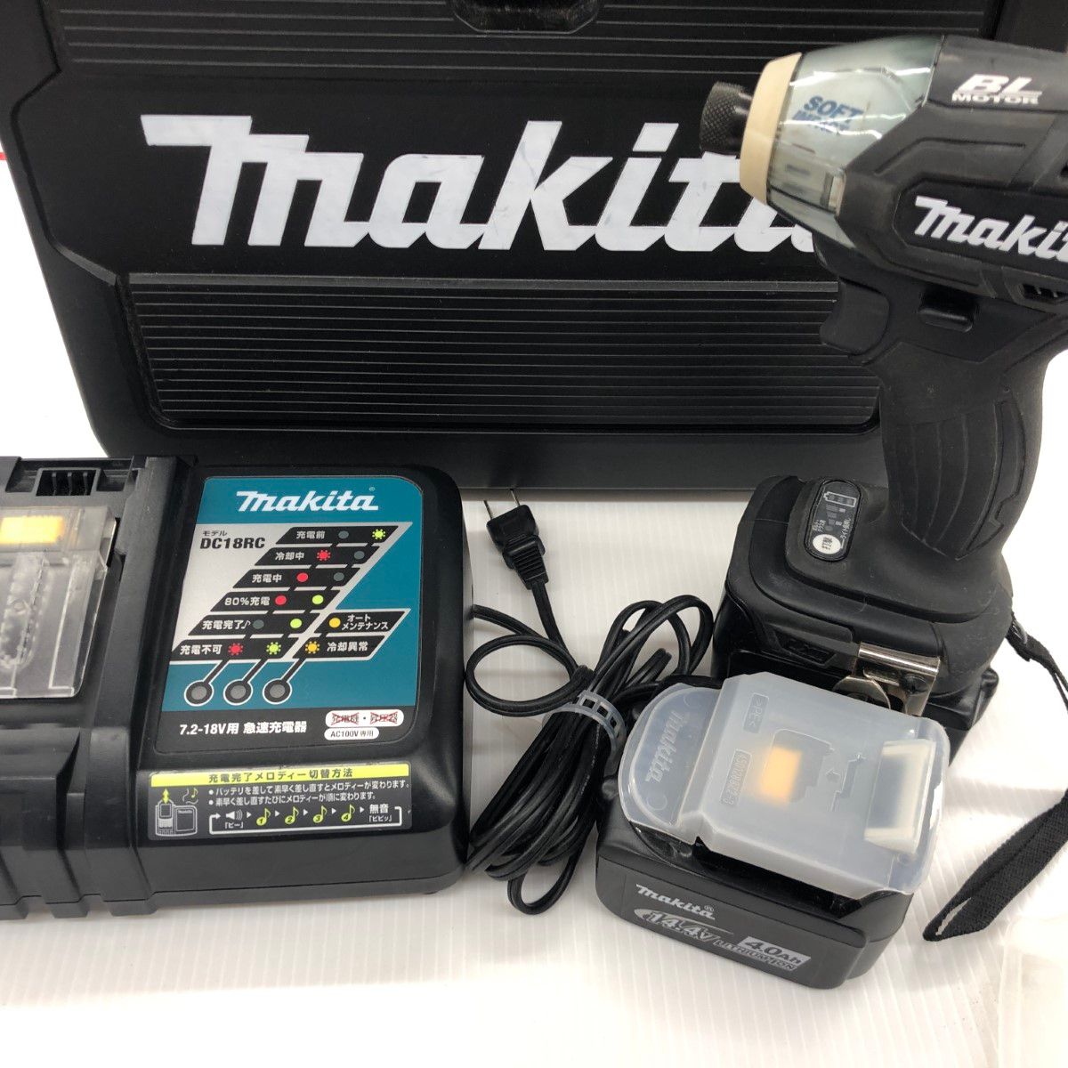 ДД【中古】MAKITA マキタ インパクトドライバ 程度B 充電器・充 ДД【中古】MAKITA マキタ インパクトドライバ 程度B 充電器・充