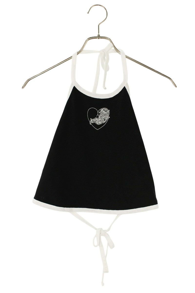 クロムハーツ フロントハートロゴプリントキャミソール レディース M