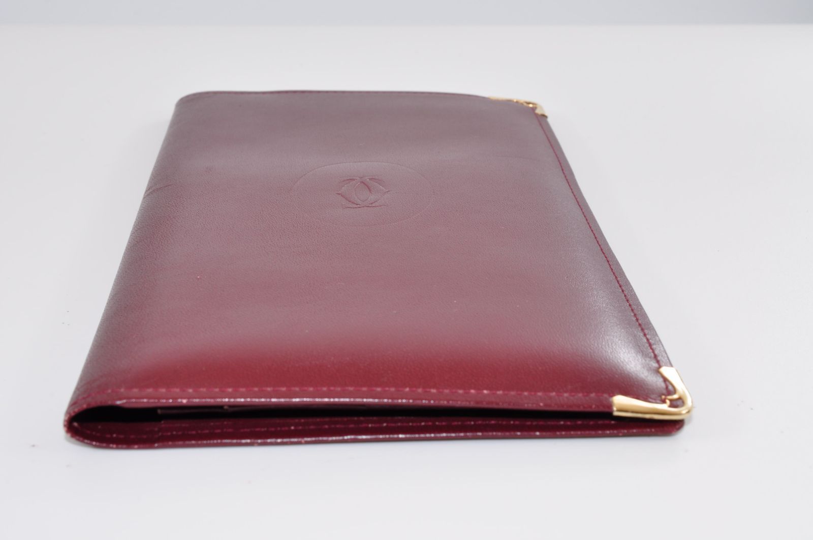 Cartier カルティエ 長財布 マストライン 赤茶 ボルドー ワインレッド