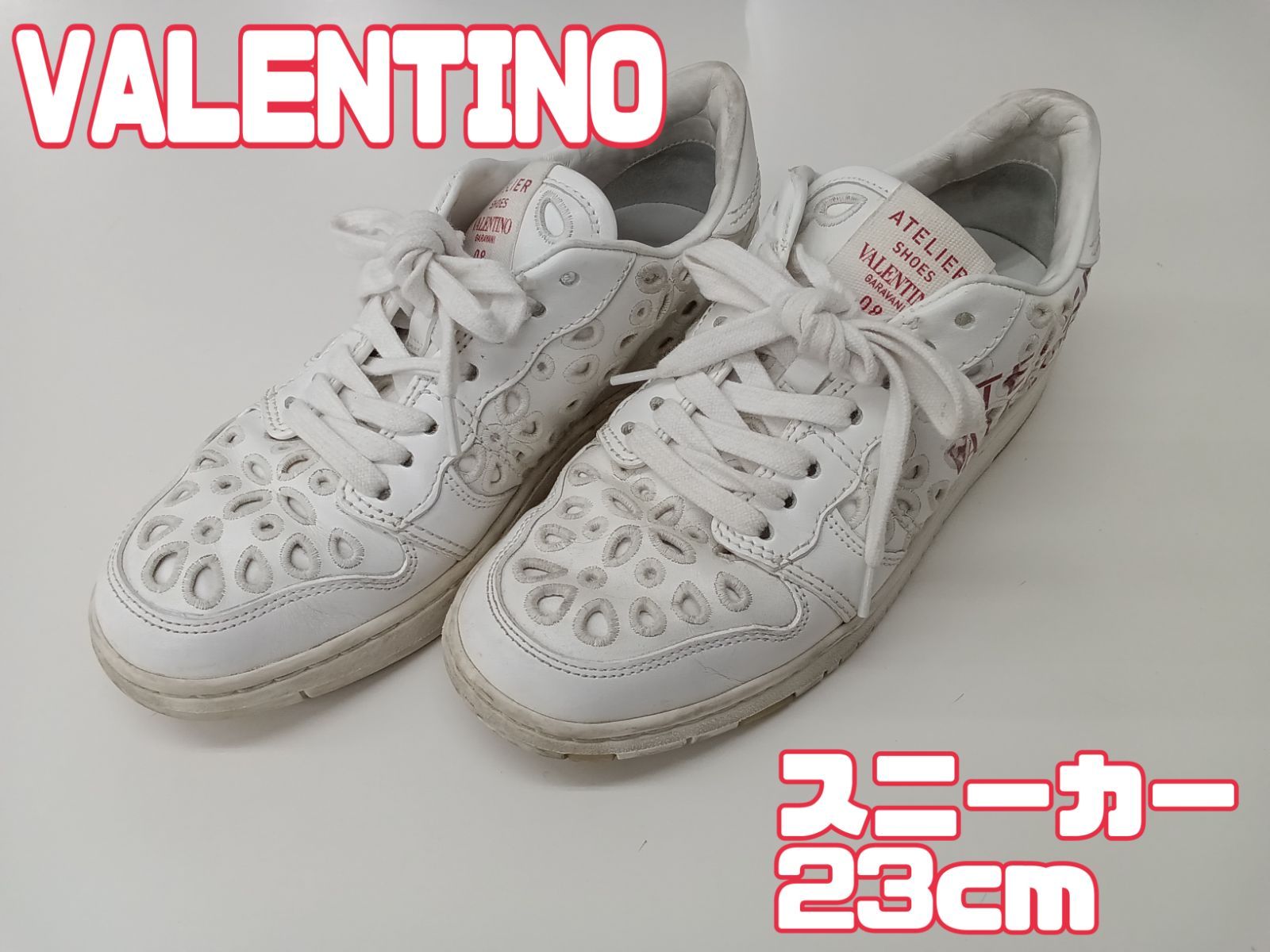 VALENTINO ヴァレンティノ アトリエ サンガッロ スニーカー 23cm VALENTINO ヴァレンティノ アトリエ サンガッロ スニーカー 23cm