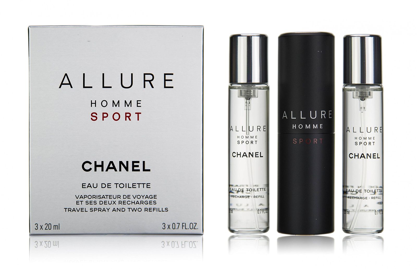 CHANEL シャネル　アリュールトラベルセット　15ml✖︎2 お洒落　ブランド シャネル】アリュール オム スポーツ トラベルセット 20ml×3