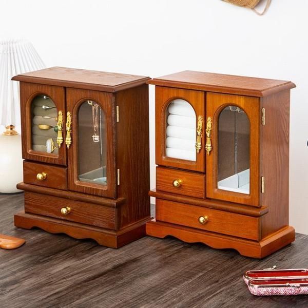 全新品】ジュエリーボックス 木製 ジュエリー収納 アクセサリー収納
