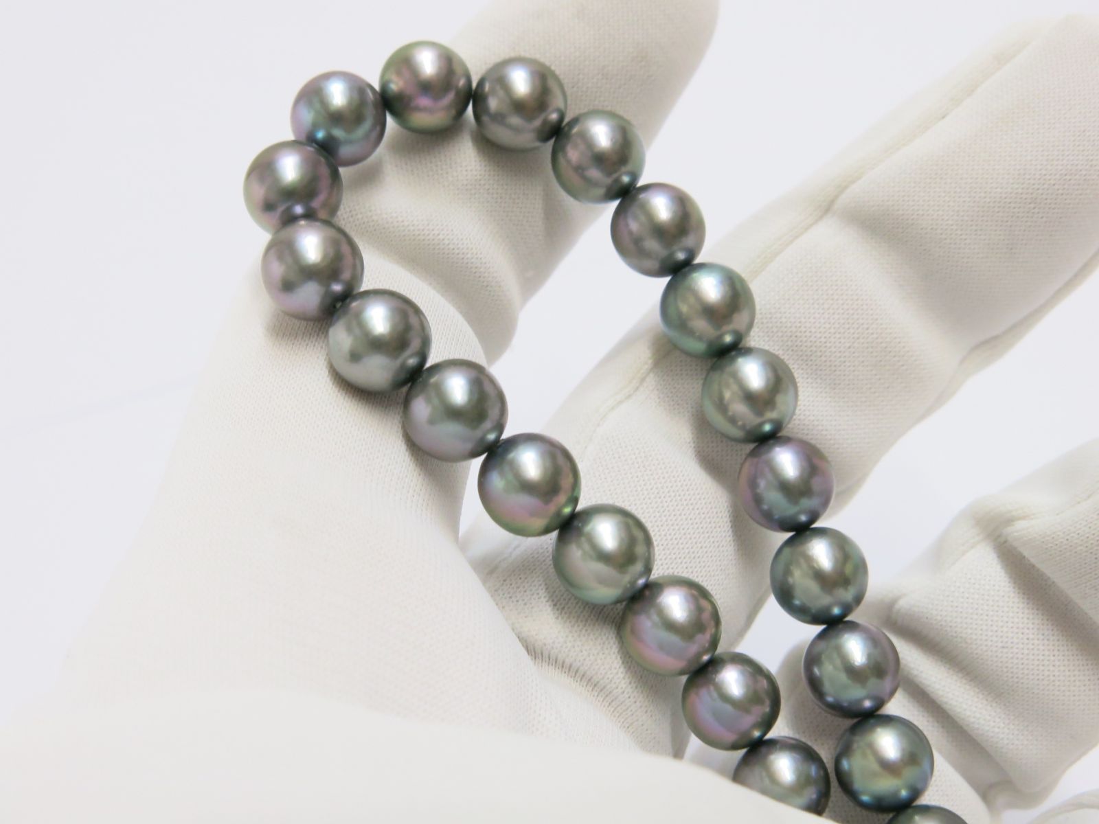 アコヤ真珠 シルバー染め ネックレス 7mm シルバー金具 18705706 