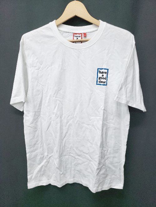◇ ⊂ Have a good time ワンポイント 半袖 Tシャツ カットソー