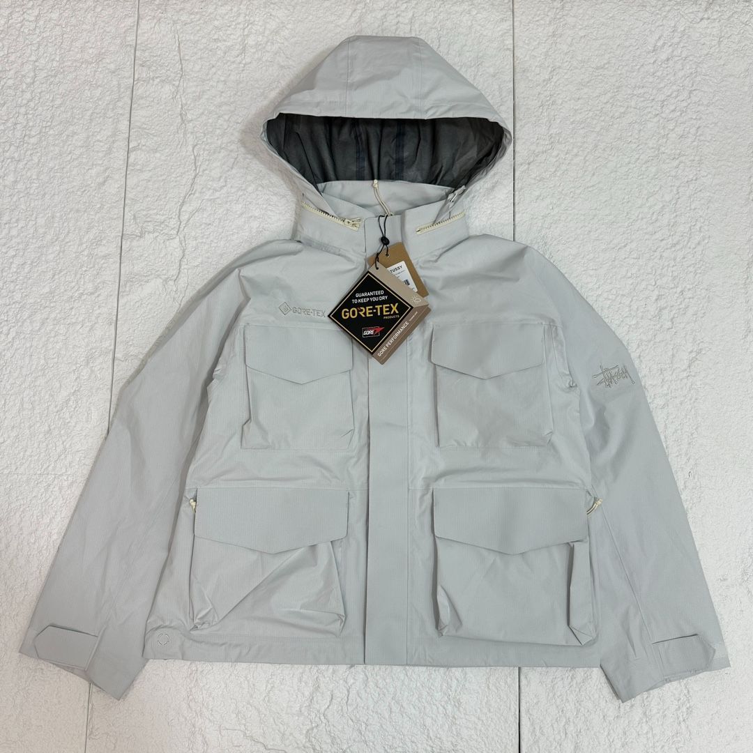 Stussy GORE-TEX M65 JACKET コラボ 全圧着ハードシェルジャケット 男女兼用 防水スノーボードウェア - メルカリ