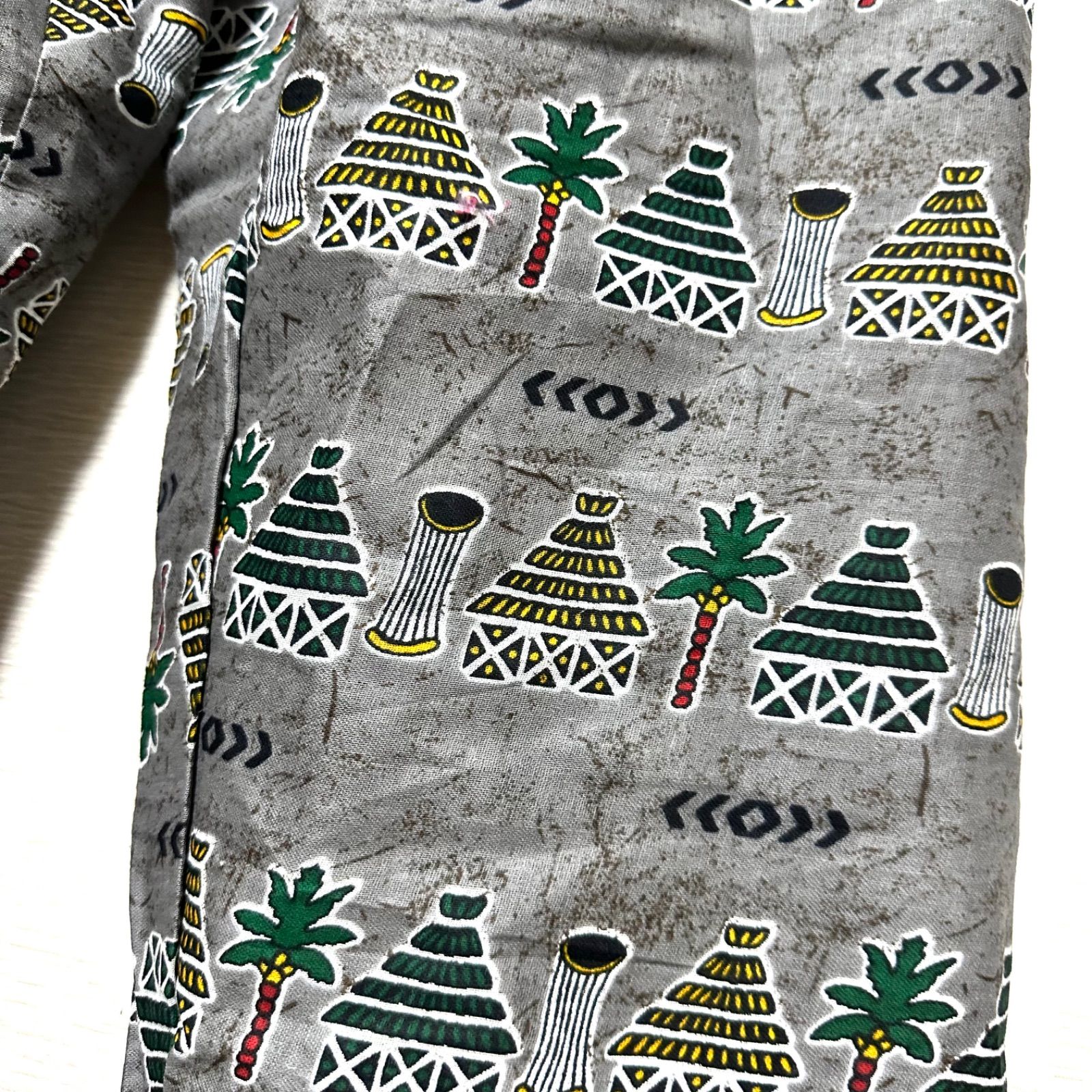 ユニセックス　アフリカンプリント　ワイド　パンツ　African print ユニセックス アフリカンプリント ワイド パンツ African print