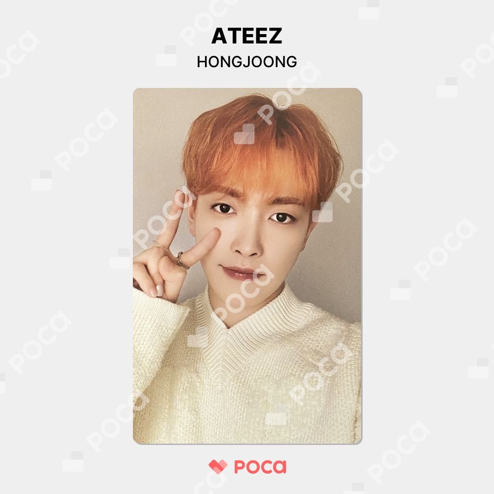 ATEEZ ホンジュン トレカ GOLDEN HOUR : Part.1 POCAALBUM VER