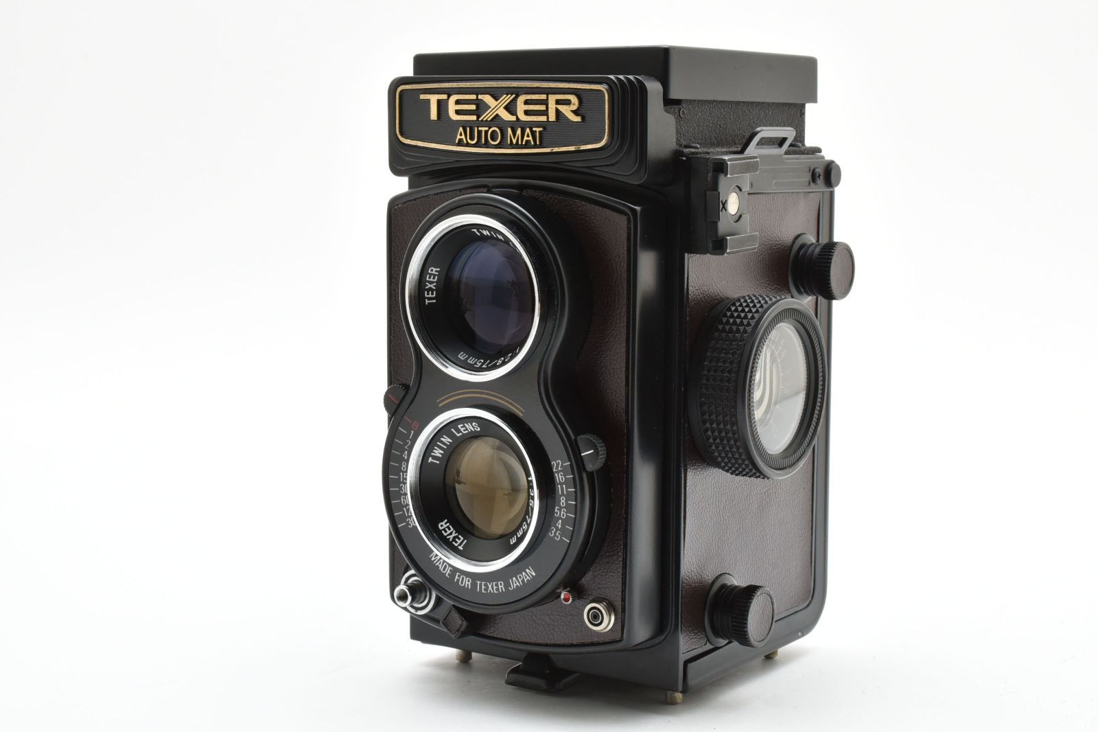 TEXER AUTO MAT Twin Lens 75 mm F 3 5 テクサ 二眼カメラ ビンテージ アンティーク A 0504