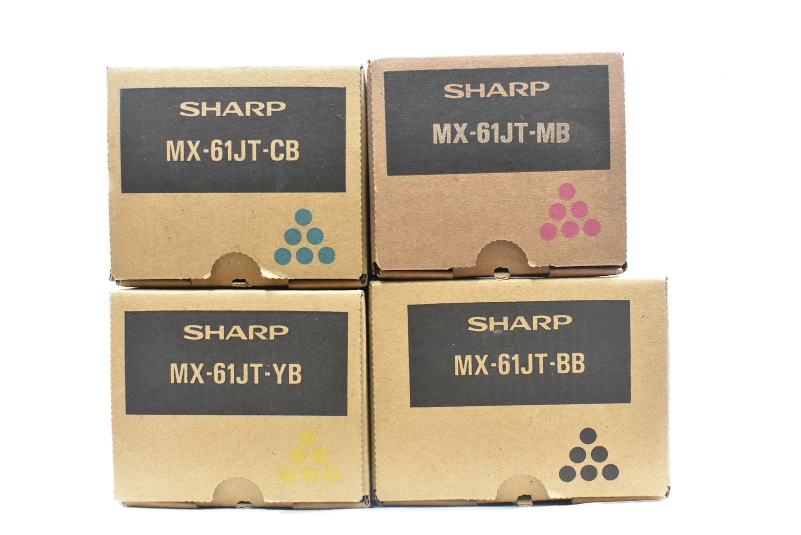 ♥ シャープ 純正 トナー MX-61JT 4色 CB|MB|YB|BB SHARP IT1A2HBQLPG6-L16-byebye