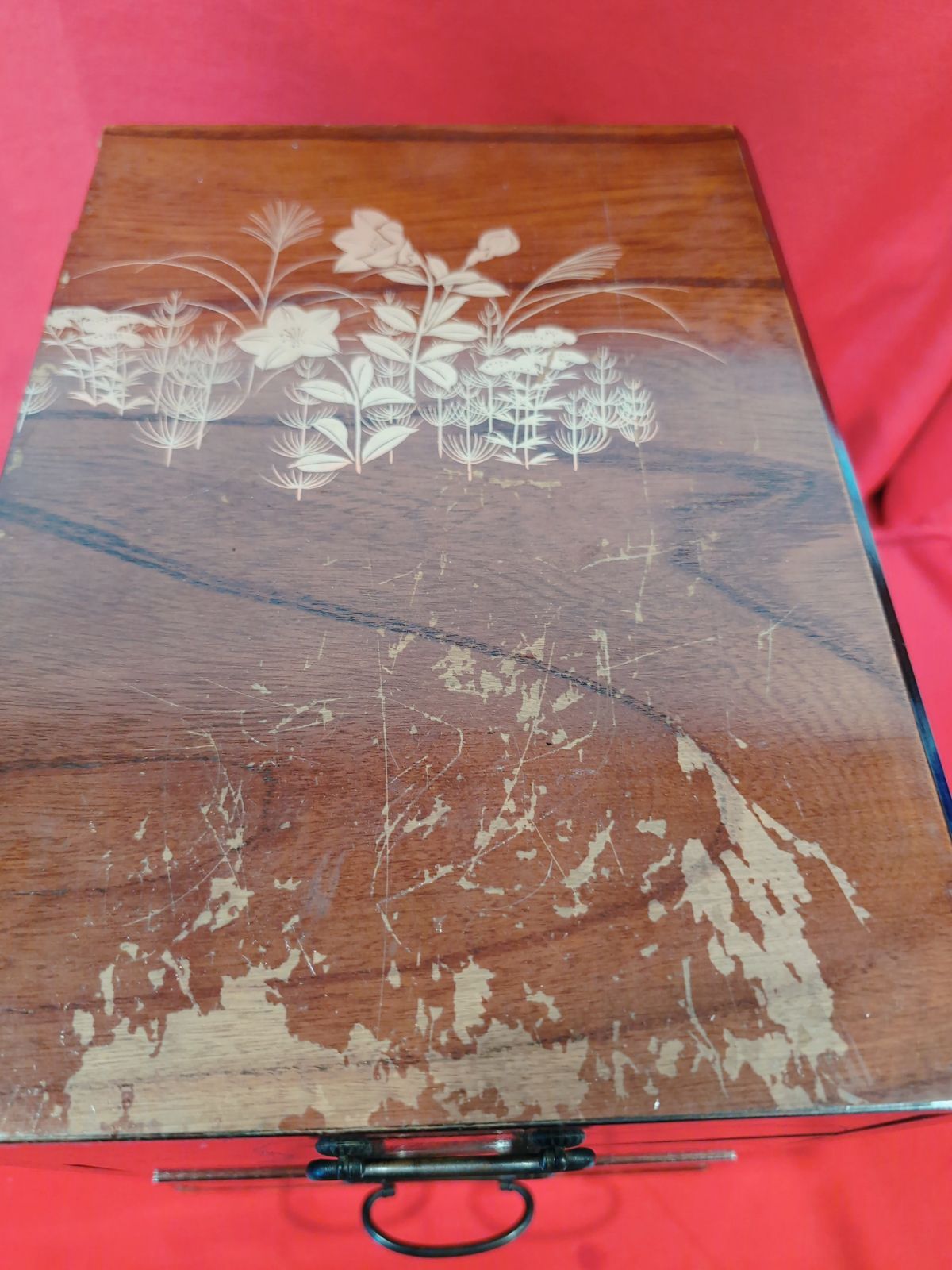 希少レア ハローキティ 木製チェスト ジュエリーケース 小物入れ