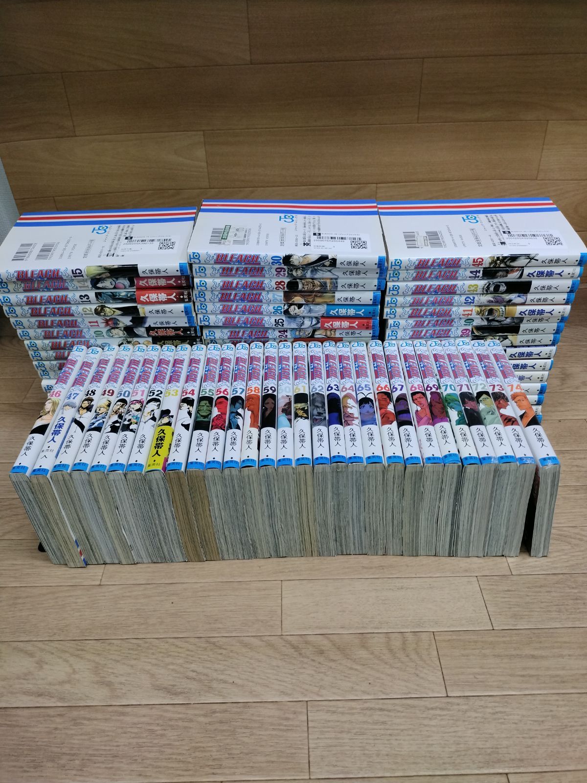 ☆②【未開封3冊】BLEACH ブリーチ 1~74巻 全巻セット 久保帯人