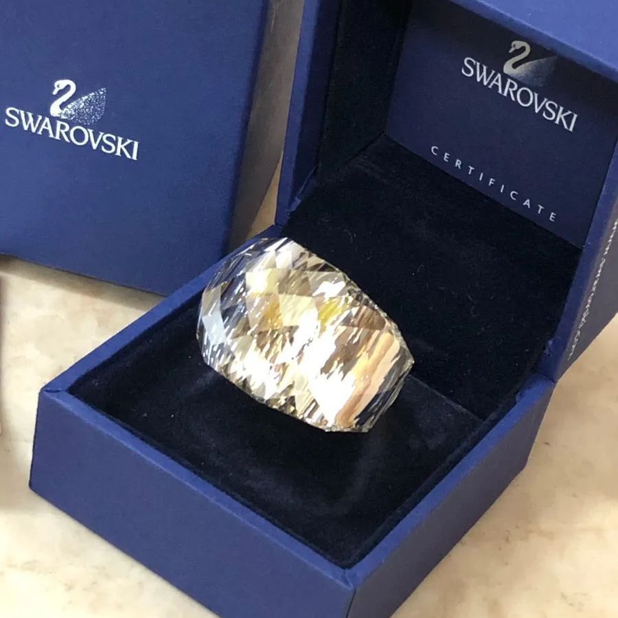 【2025年】エレガントファッションを上品に着 SWAROVSKI スワロフスキー ニルヴァーナ リング クリア サイズ55 アクセサリー