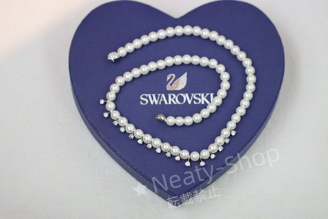 💗新品💗Swarovski  ファッショフリンジクリスタルパールネックレス