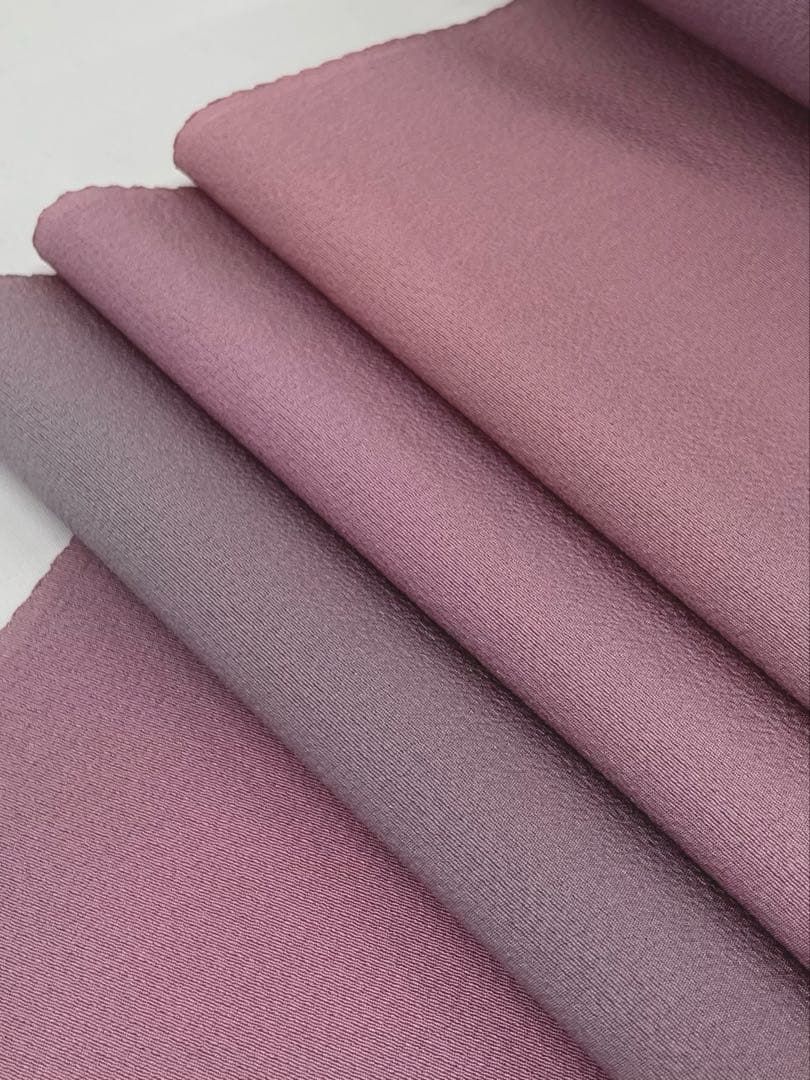 無地小紋 斉藤三才 ぼかし 紋意匠 正絹 反物 着物 反物 着尺 小紋 正絹