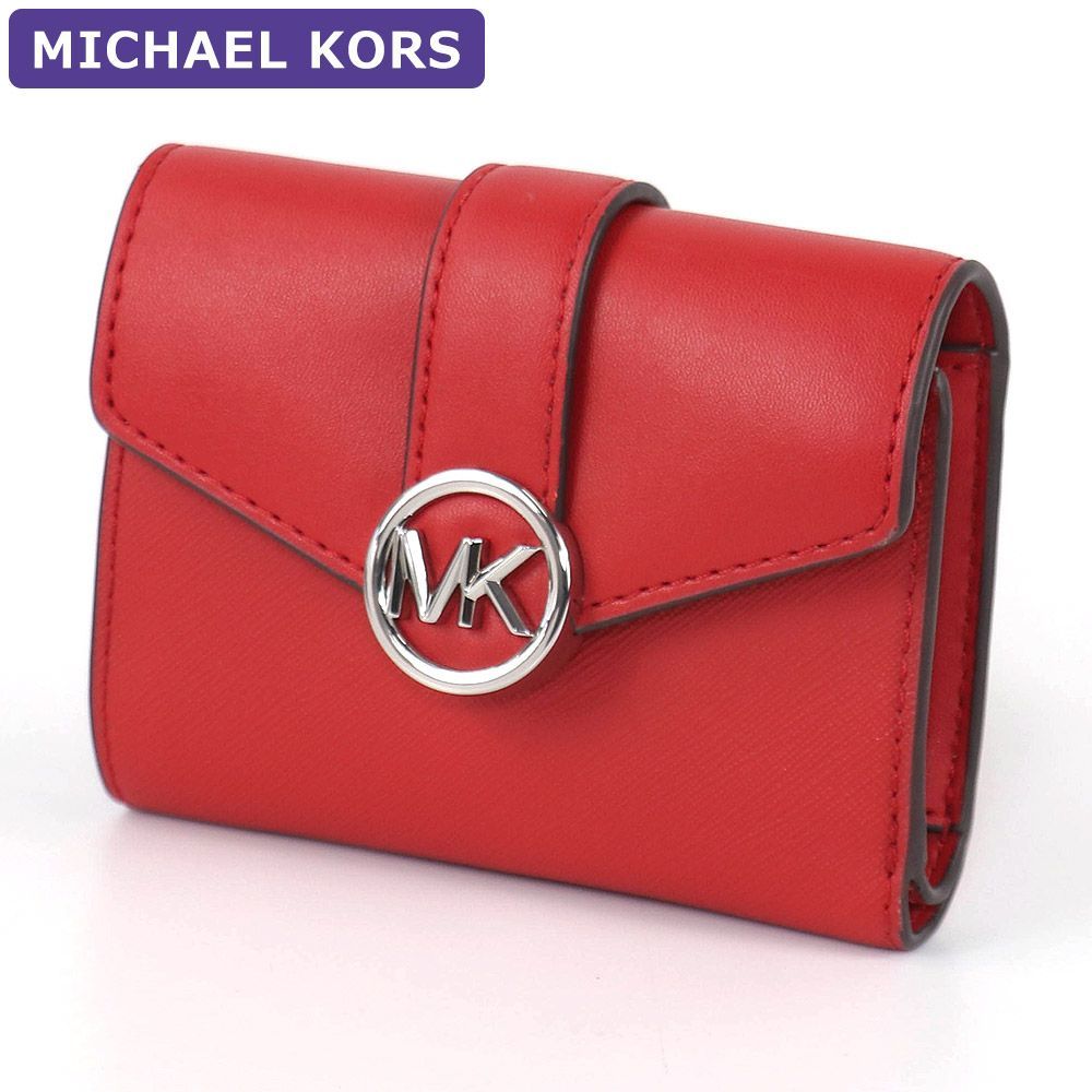 マイケルコース MICHAEL KORS 財布 二つ折り財布 35T2SNMF6L BRIGHTRED 