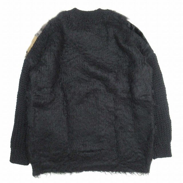 美品 22aw ジュンヤワタナベ コムデギャルソン JUNYA WATANABE パッチワーク ニット レオパード柄 クレイジーパターン セーター  ルーズシルエット M 黒 ブラック 茶 JJ-N034/□K66/メンズ/TKY - メルカリ