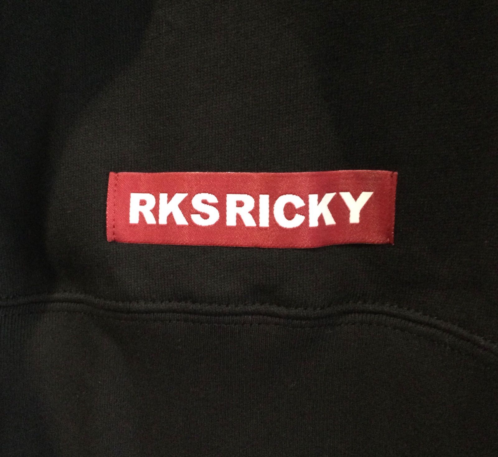 RKS RICKY リクスリッキー  Rbaby パーカー RKS R babyパーカーブラックダメージ - RKS ricky