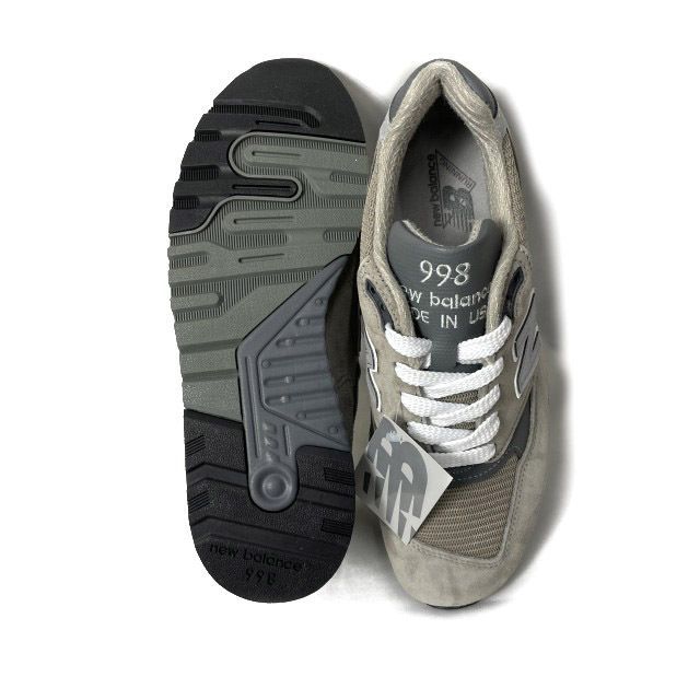 ニューバランス U998GR スニーカー グレー 190303 - メルカリ