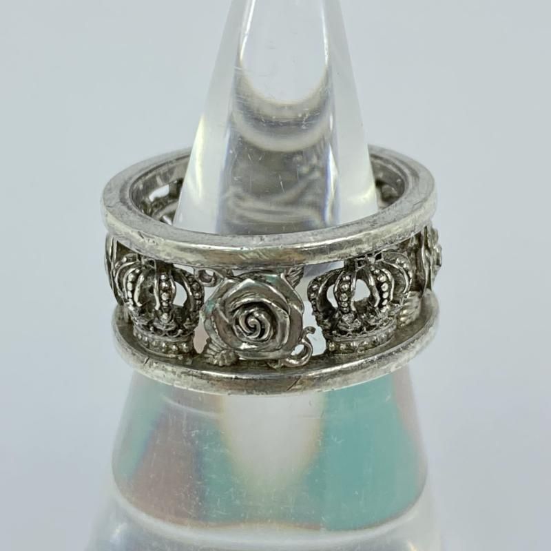 Justin Davis クラウンシルバーリング 9号 中古】ジャスティンデイビス JustinDavis クラウンローズ シルバー