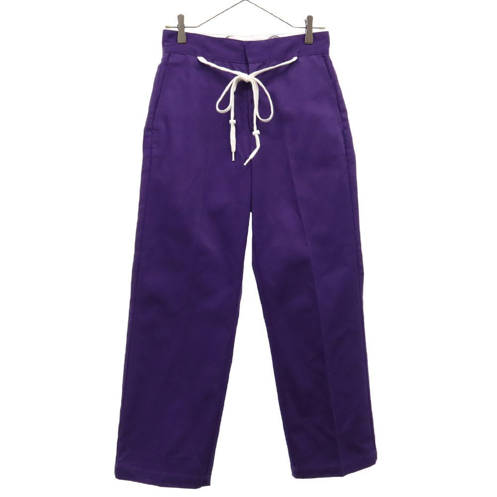 ディッキーズ エフィレボルコラボ オリエンス別注   ロゴプリント ワーク パンツ O パープル Dickies Oriens EFILEVOL メンズ 【中古】  【240209】