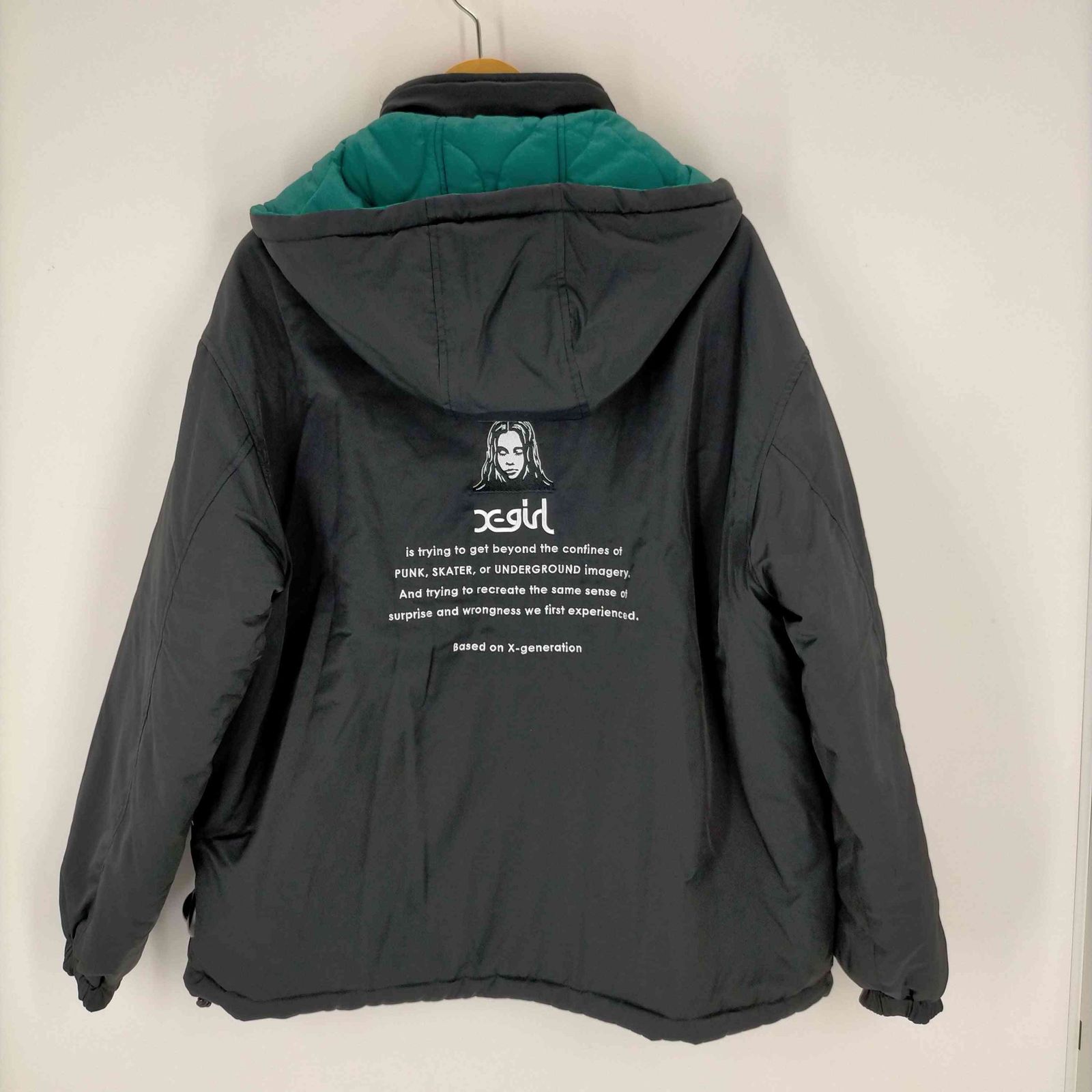 エックスガール X-girl REVERSIBLE QUILTED JACKET レディース JPN：M 