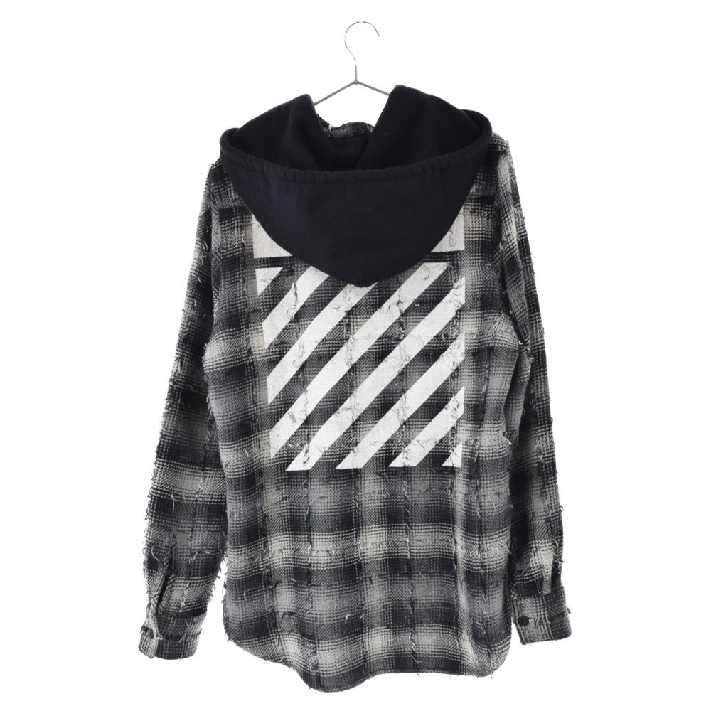 OFF-WHITE (オフホワイト) 17AW バックバイアスプリントチェック長袖 