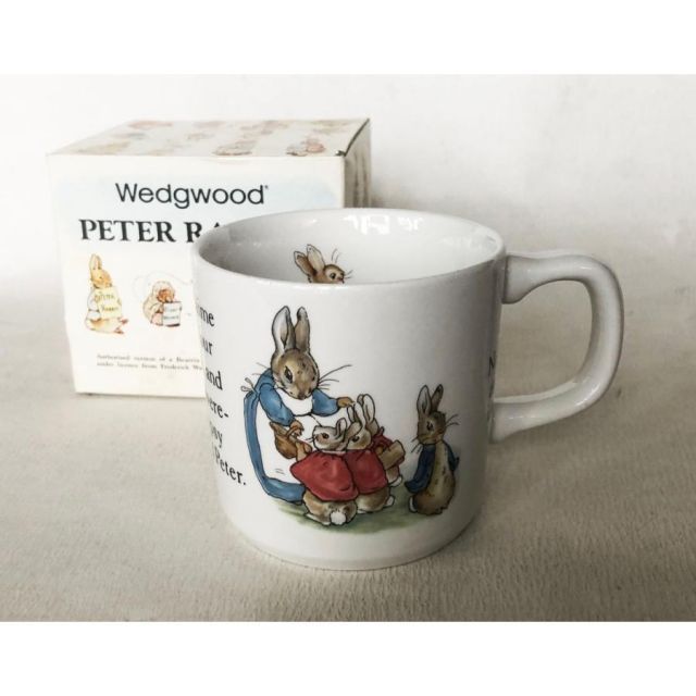 ウェッジウッド Wedgwood ピーターラビット 旧刻印 英国製 マグカップ 2