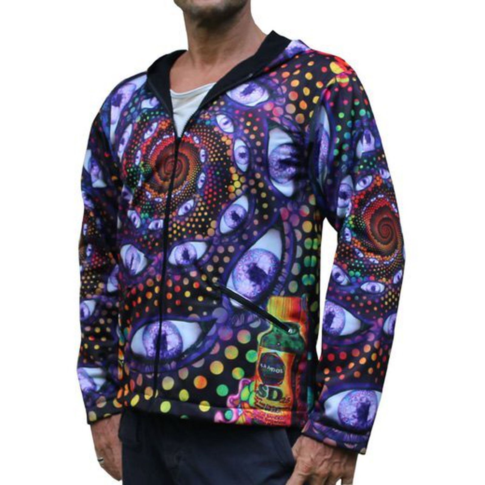 スペーストライブ space tribe M SPACE TRIBE（スペーストライブ）フーディー＊サイケ＊スペトラ＊M