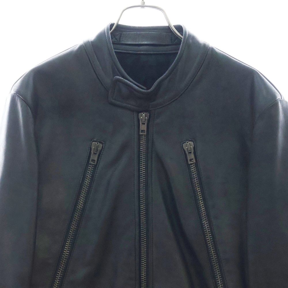 Maison Martin Margiela14/ムートンレザーベスト/黒/52