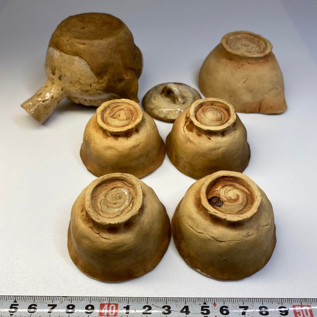 時代 二六焼 極上彫煎茶器セット 木箱付 東Y6-0813☆2Fチヒサコ - メルカリ