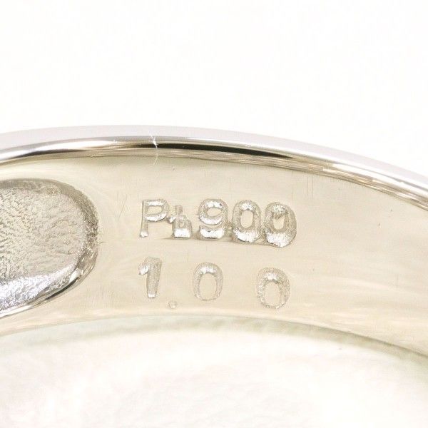 PT900 リング ring 指輪 9.5号 ダイヤ 1.00 カード鑑別書 総重量約6.3g FORTGASGNV_COM_BR