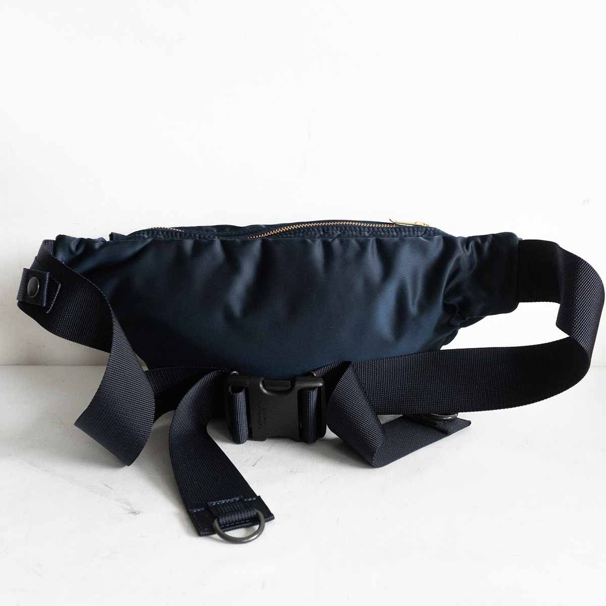 極美品✨ポータータンカー ボディバッグ ウエストバッグ アイアンブルー 2way 極美品】PORTER 【タンカー ナイロン ウエストバッグ】ポーター