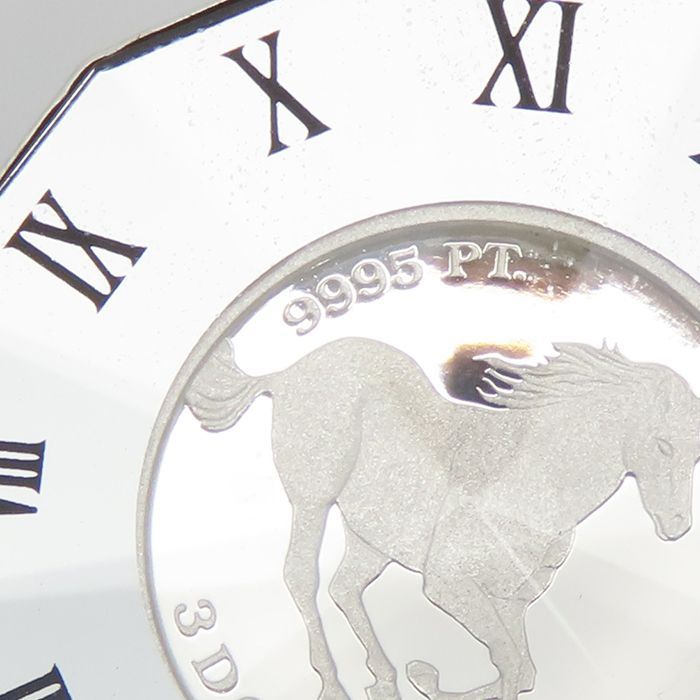 エリザベスコイン入 ホワイトゴールド プラチナ ペンダント