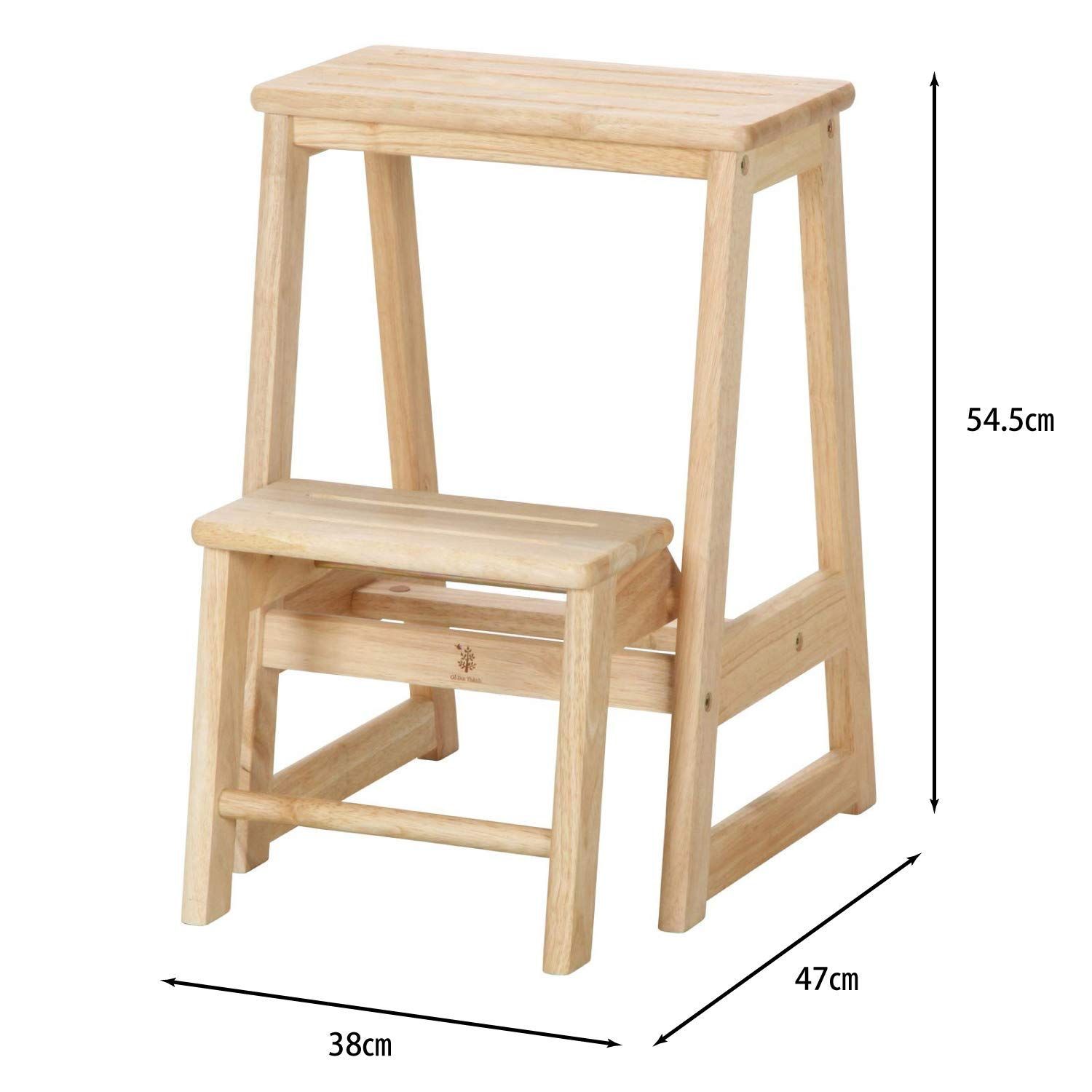 数量限定】ラダー ステップ ボヌール 木製 ミニ 不二貿易 脚立 60070