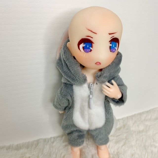 きえんっ子】セリアドール カスタムヘッド ムッとくん - メルカリShops