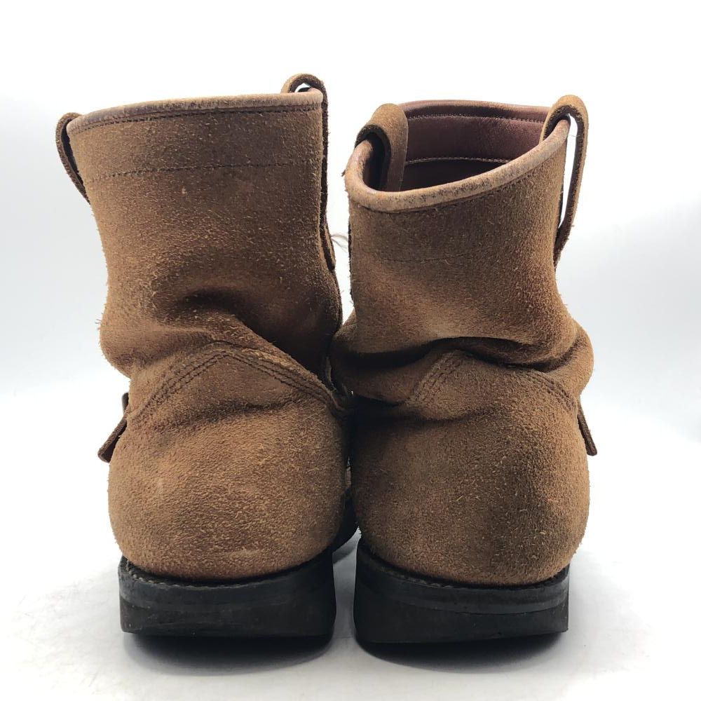 中古】VIBERG スエードエンジニアショートブーツ 7 1/2 ソール 中古】VIBERG スエードエンジニアショートブーツ 7 1/2 ソール