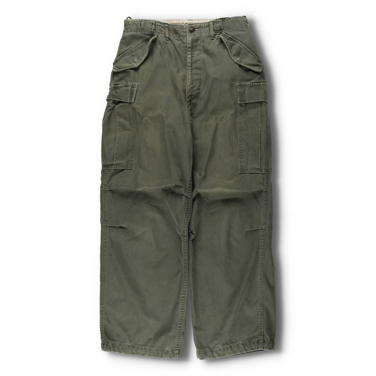 米軍　パンツ　TROUSERS MENS  カーキ　ミリタリー　70年代 米軍パンツTROUSERS MENS カーキミリタリー70年代