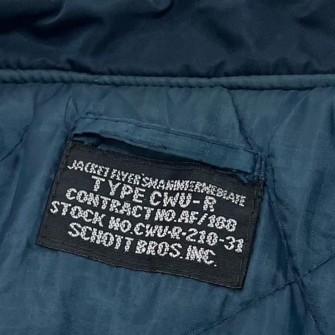 希少 Schott USA製 フライトジャケット CWU-R ネイビー XXL - メルカリ