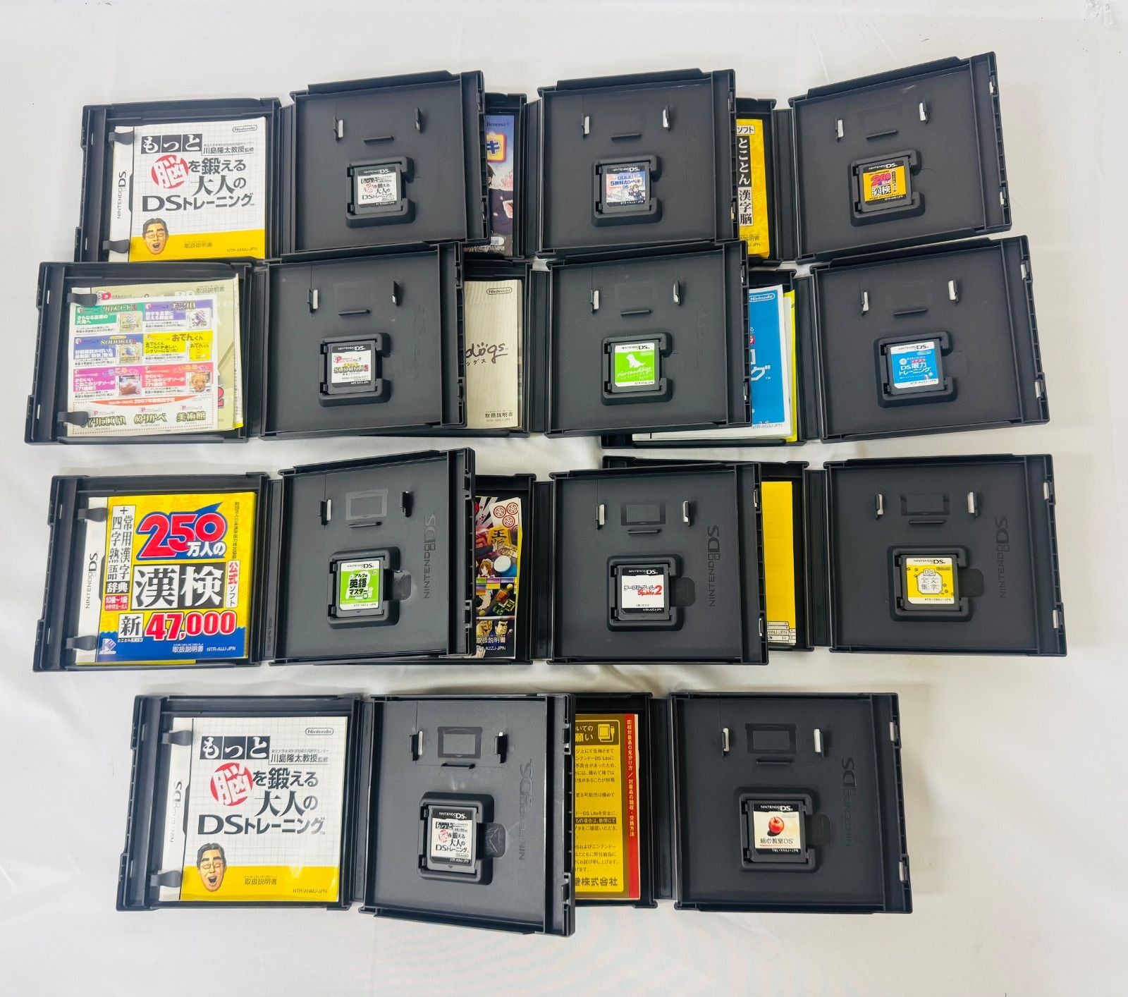 【全12種類】カセット&説明書付き　DS ソフト 全12種類】カセット&説明書付き DS ソフト