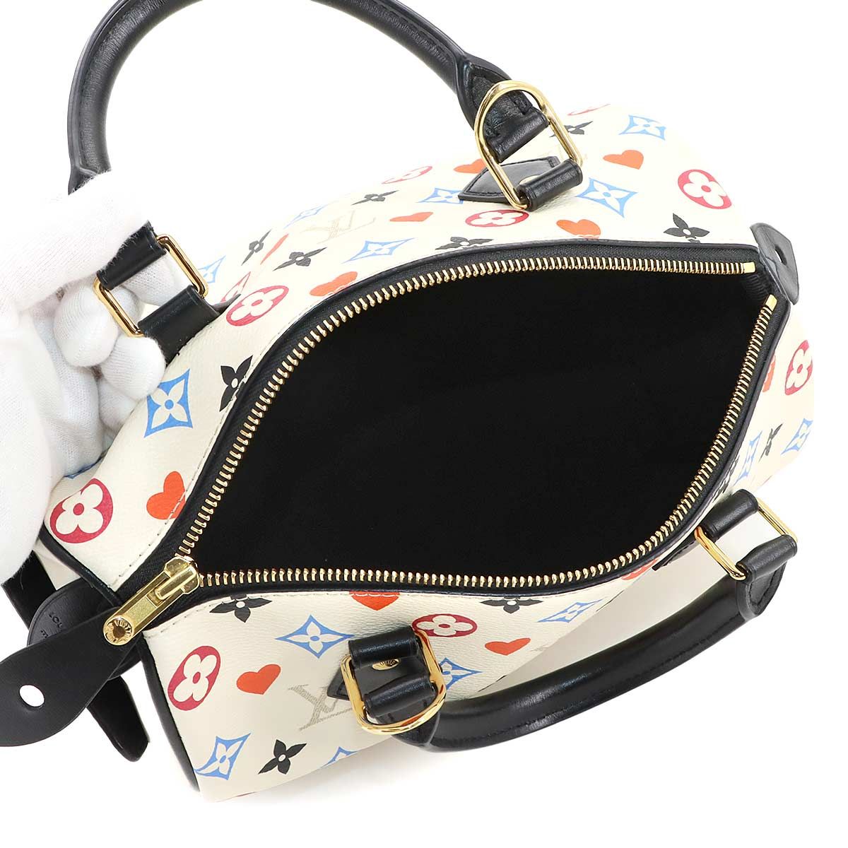  ルイ ヴィトン LOUIS VUITTON ゲーム オン モノグラム スピーディ バンドリエール 25 ブロン ハンド バッグ M 57466 ハンドバッグ バッグ