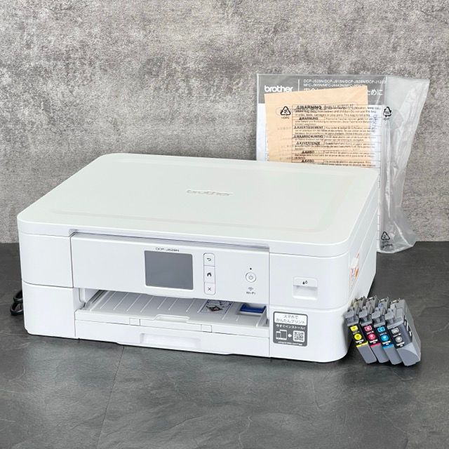 ブラザー インクジェットプリンター 印刷枚数4枚 brother DCP-J528N ホワイト 043119|22392