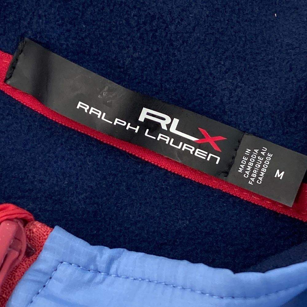 サイズ M RLX ラルフローレン フリース切替 ナイロンベスト ネイビー系 240101498626 ゴルフウェア メンズ ストスト LLC-HASEGAWATOSO_COM
