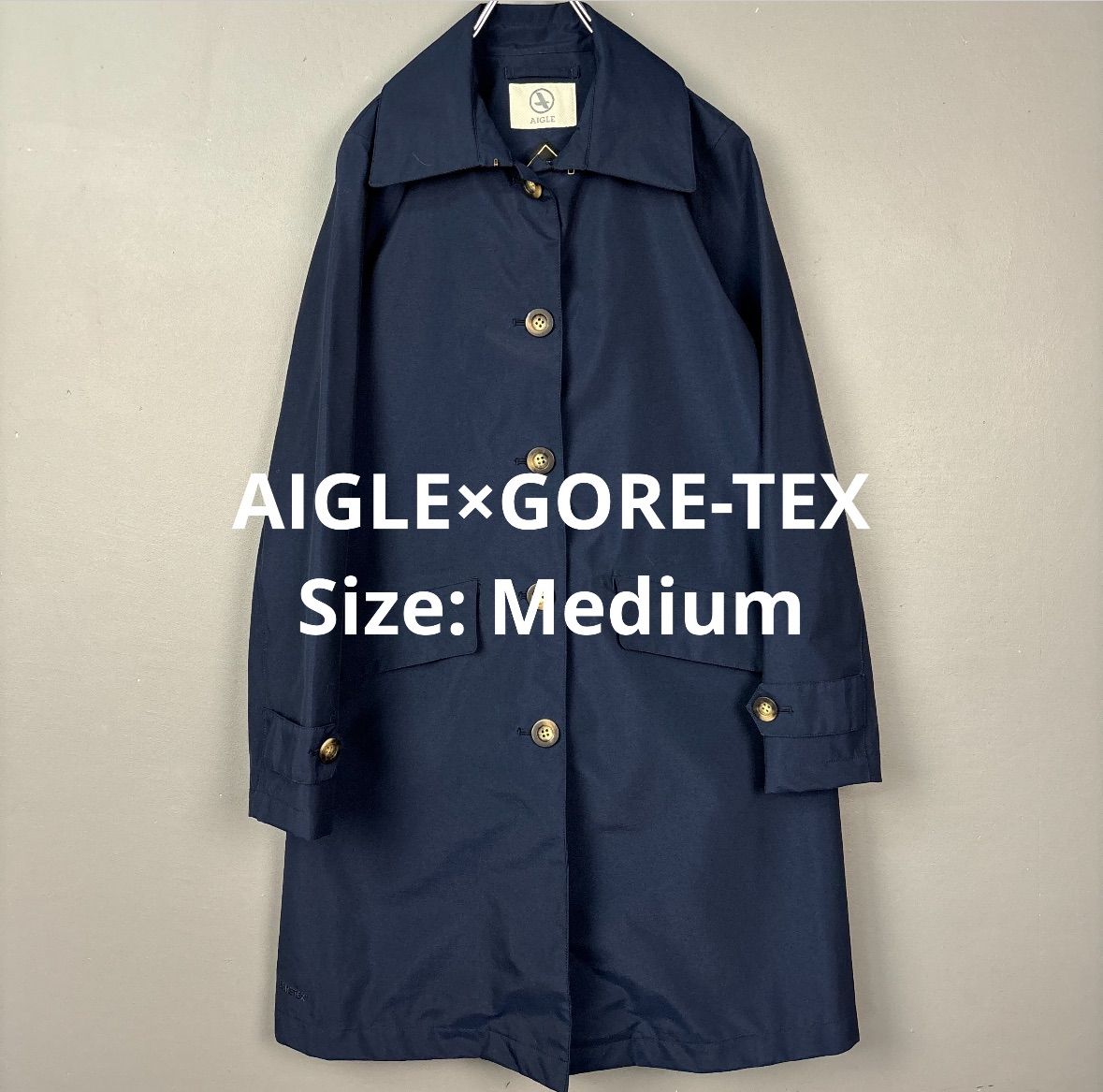 AIGLE GORE-TEX エーグル ゴアテックス レインコート スプリングコート 
