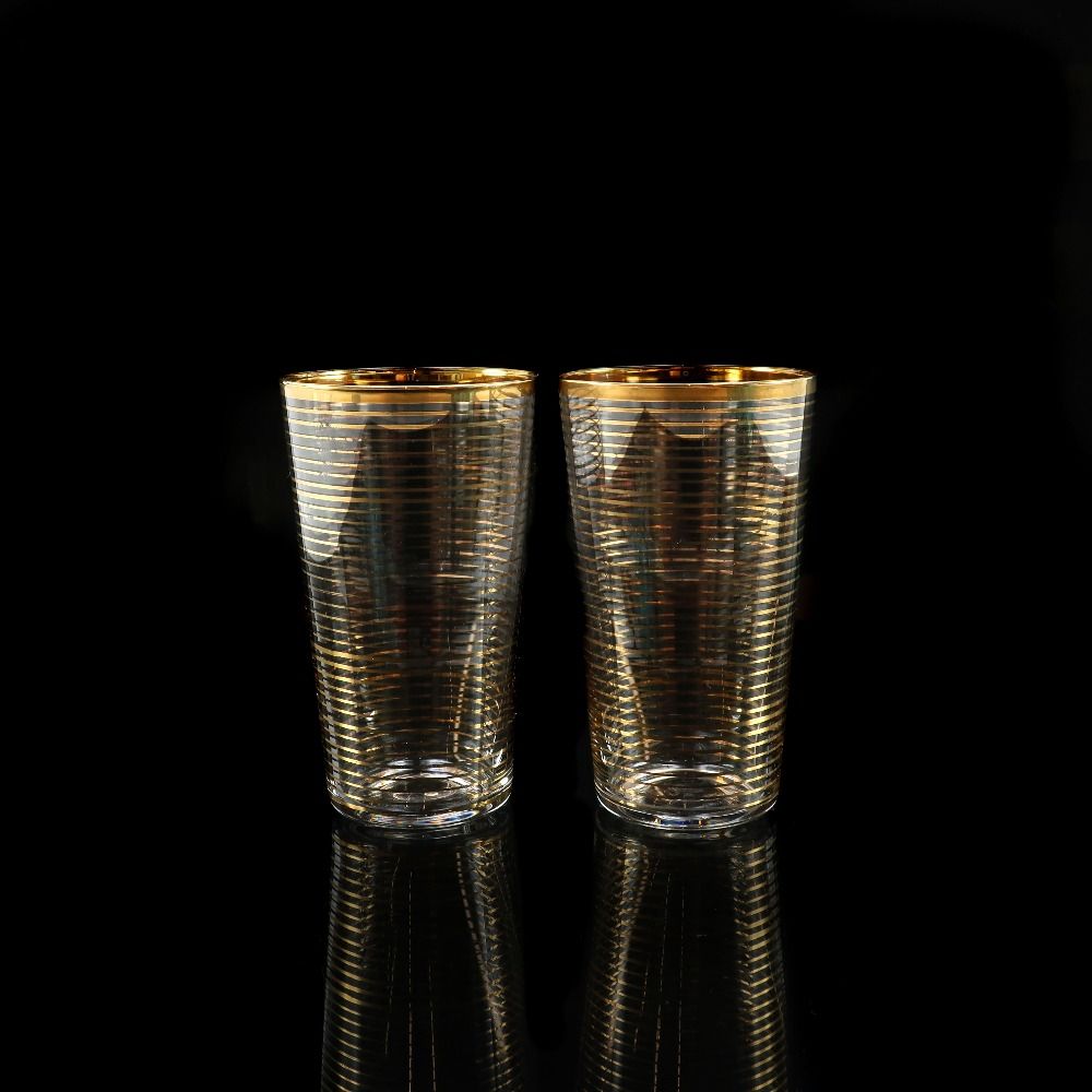 1291 オールドバカラ Baccarat 金彩 ヴェール・ド・ヴァン 2客 1291 オールドバカラ Baccarat 金彩 ヴェール・ド・ヴァン 2客